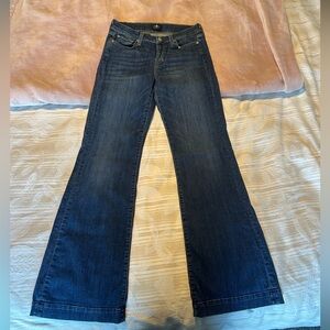 7 For All Mankind Classic 7 Low Rise Bootcut Jeans